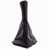 Ручка КПП SKYWAY кожа иск. LADA PRIORA с чехлом черная /4шт